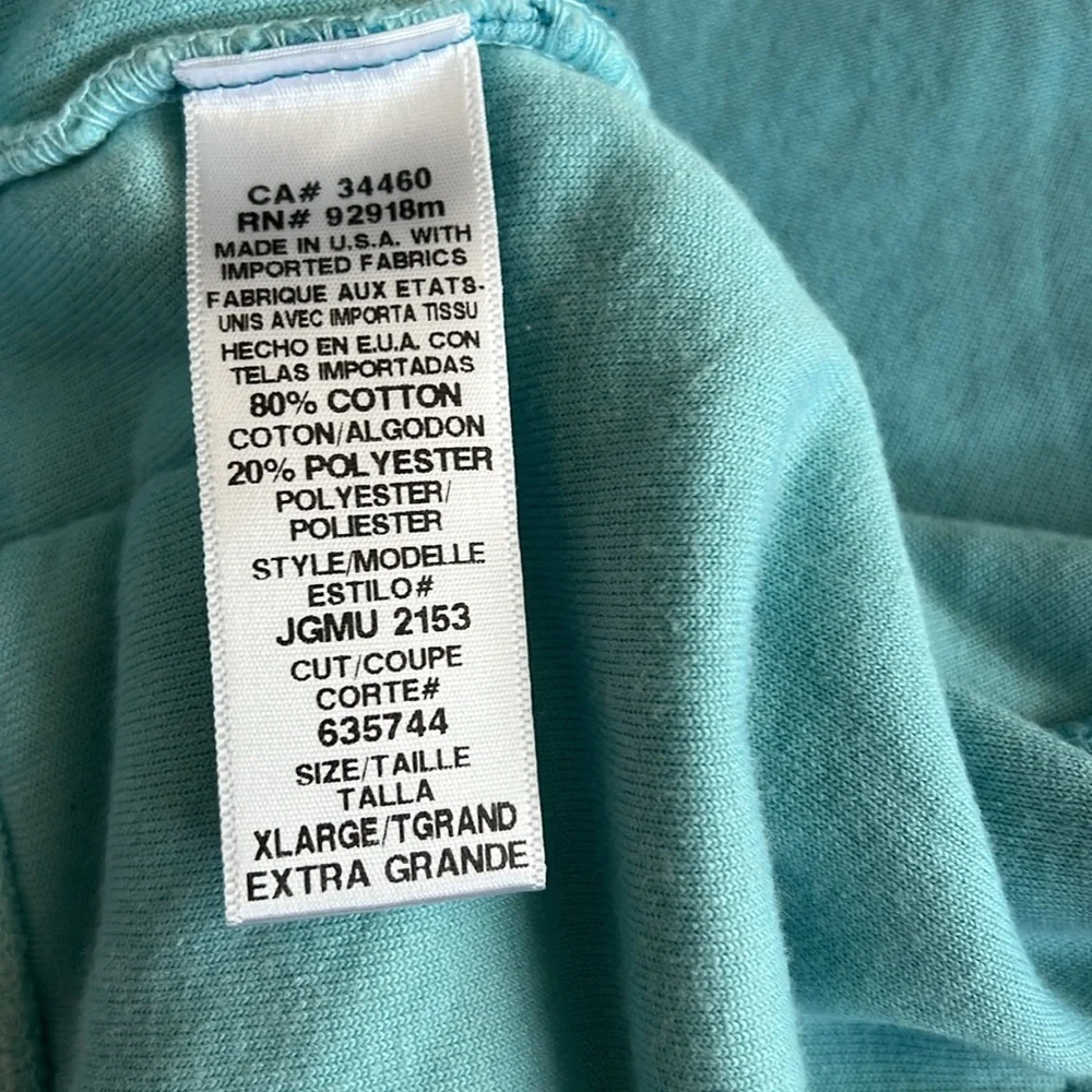 📌SOLD📌 GUC Vintage Y2K Juicy Couture Ombre Blue Velour Zip Up Hoodie  SZ-XL - Picture 12 of 16